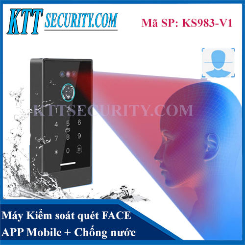 máy kiểm soát khuôn mặt KS983-V1